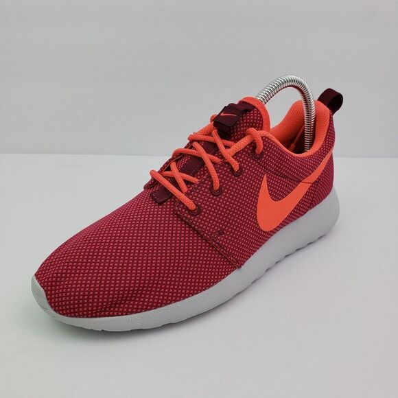 Nike Roshe Ones Womens Size 7.5 Deep Garnet Bright Crimson Running Shoes - Picture 2 of 12